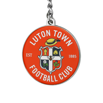 Luton Town Orange Crest Keyring