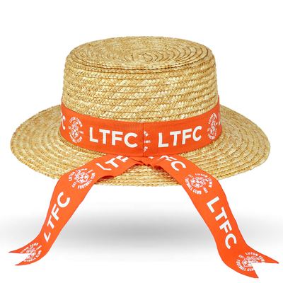 Luton Town Straw Boater Hat