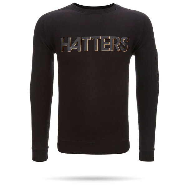 Luton Town Boater Black Hatters Sweatshirt