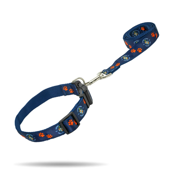 Luton Town Paw Print Lead and Collar Set