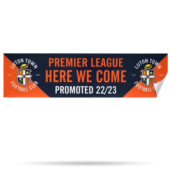 Luton Town Long Promoted Car Sticker