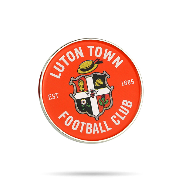 Luton Town Full Colour Crest Pin Badge
