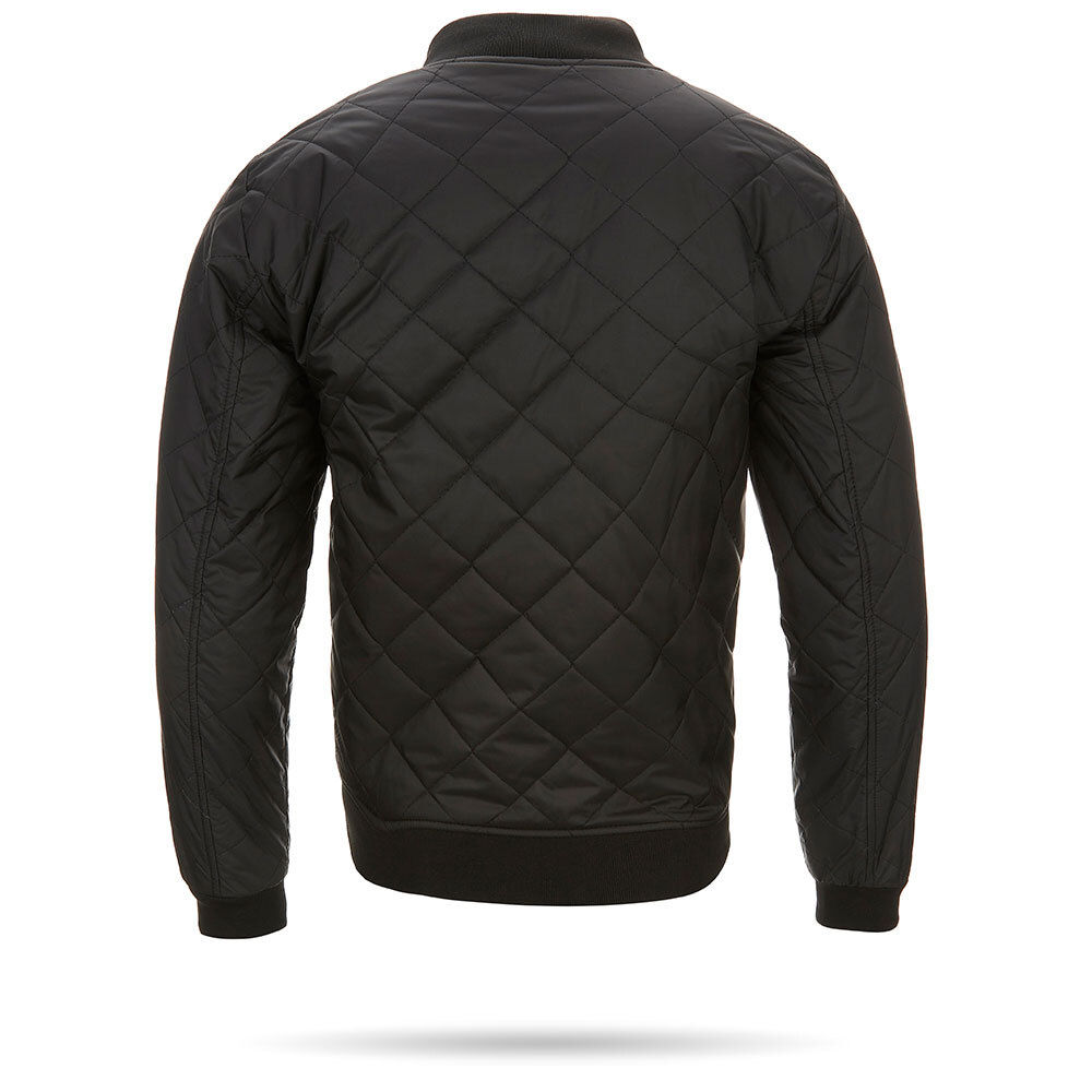 Luton Town BC Black Quilted Bomber Jacket - Luton Town FC