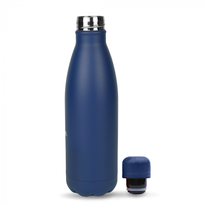 Luton Town Navy Metal Bottle