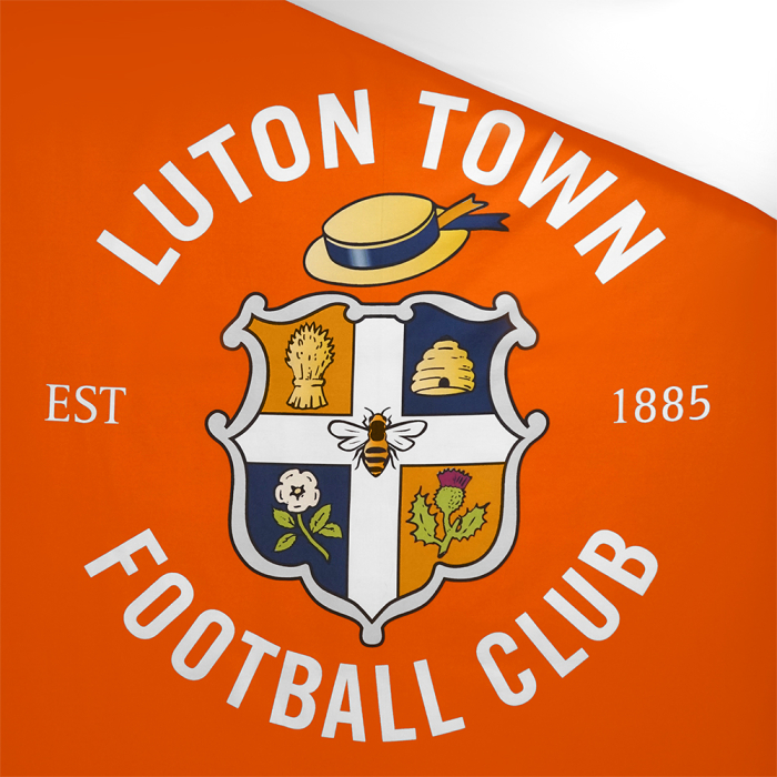 Luton Town Graphic Track Single Duvet Set