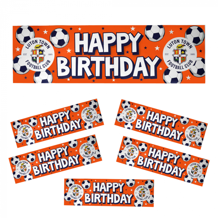 Luton Town 6-Pack Party Banners