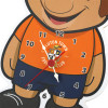 Luton Town Happy Harry Wooden Clock