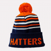 Luton Town Hatters Barred Bobble Hat