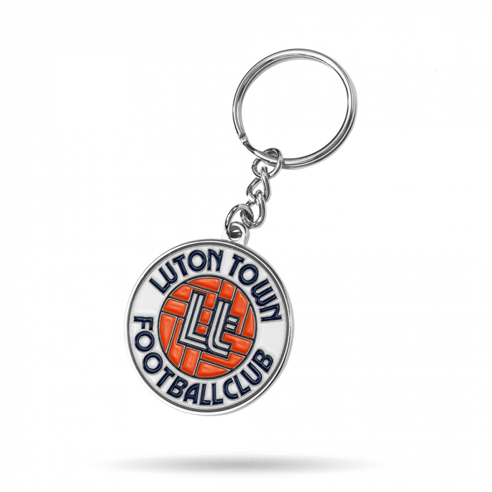 Luton Town Retro Crest Keyring
