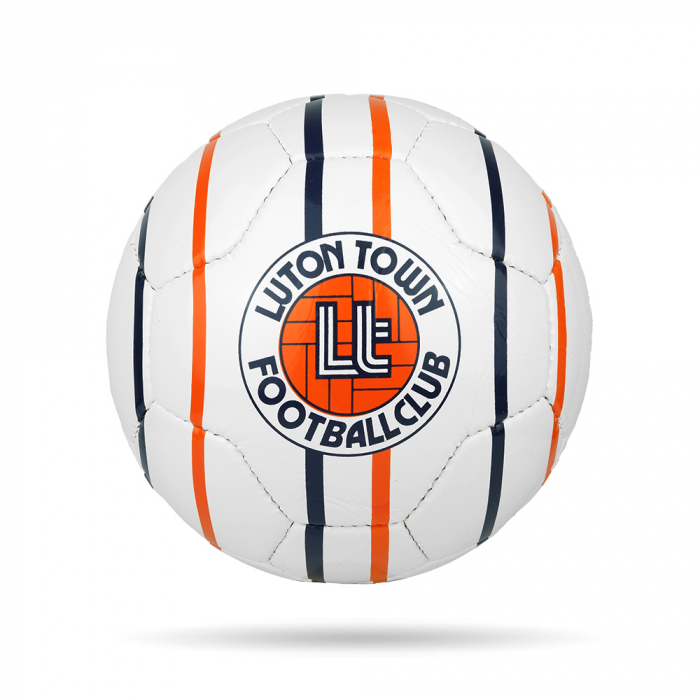 Luton Town Retro Pinstripe Size 5 Football