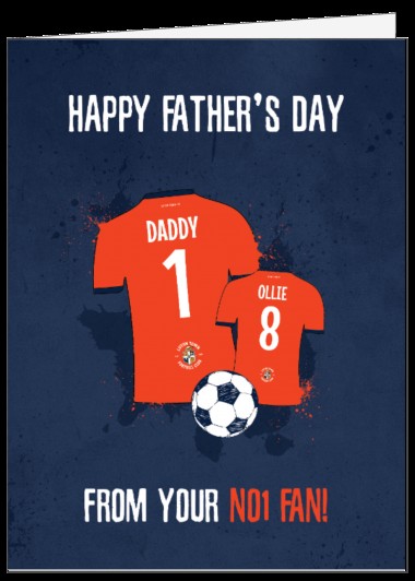 Personalised Father's Day Shirt Card