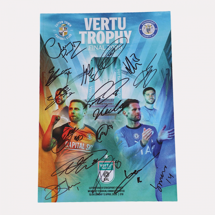 Signed Vertu Trophy Programme