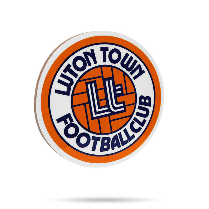 Luton Town Retro Crest Wooden Magnet Luton Town Retro Crest Wooden Magnet