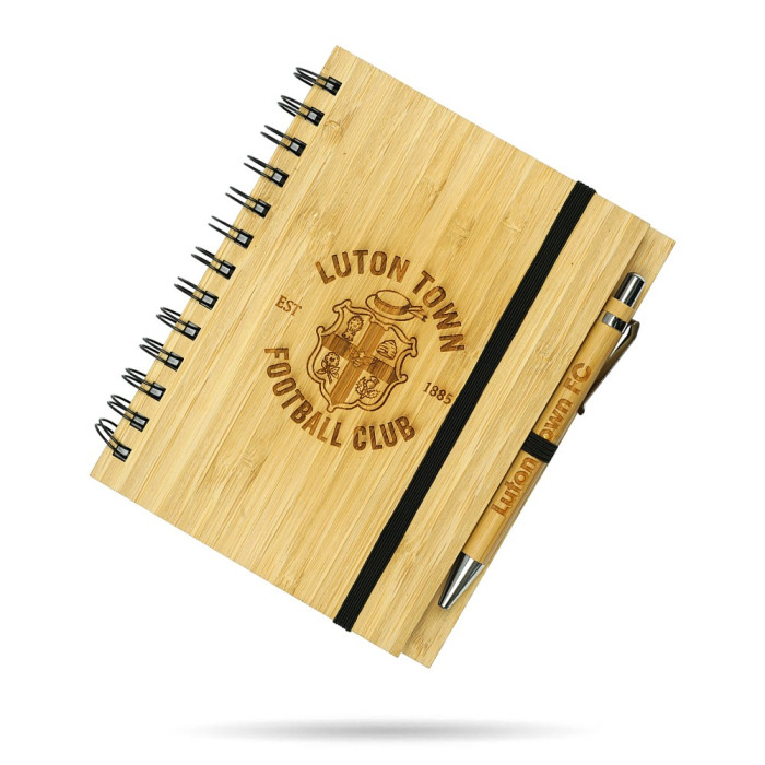 Luton Town Bamboo Notebook & Pen Luton Town Bamboo Notebook & Pen