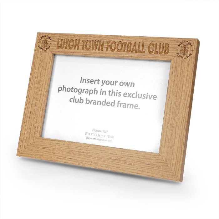 Luton Town Wooden Photo Frame Luton Town Wooden Photo Frame