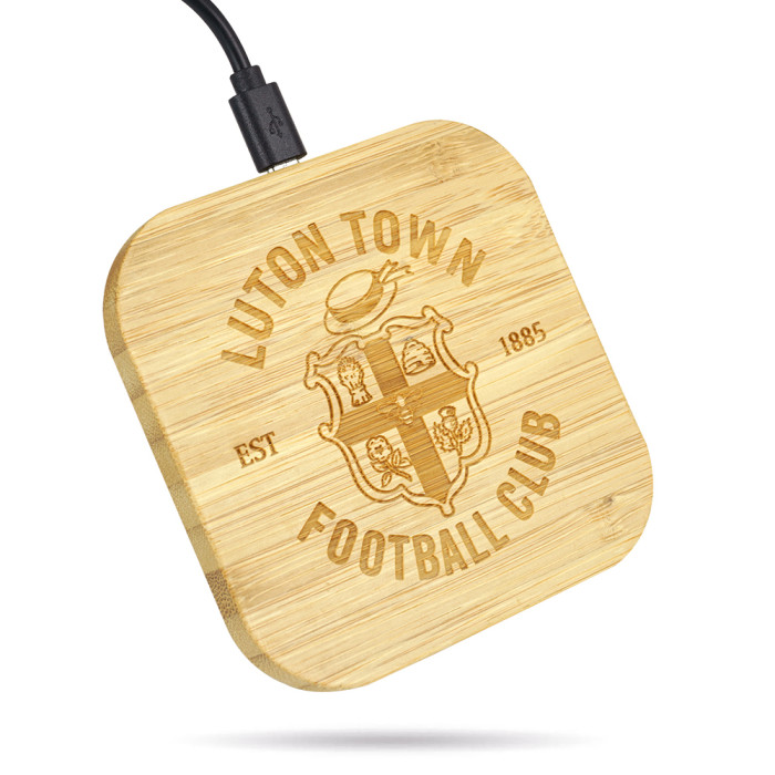 Luton Town Bamboo Wireless Charger