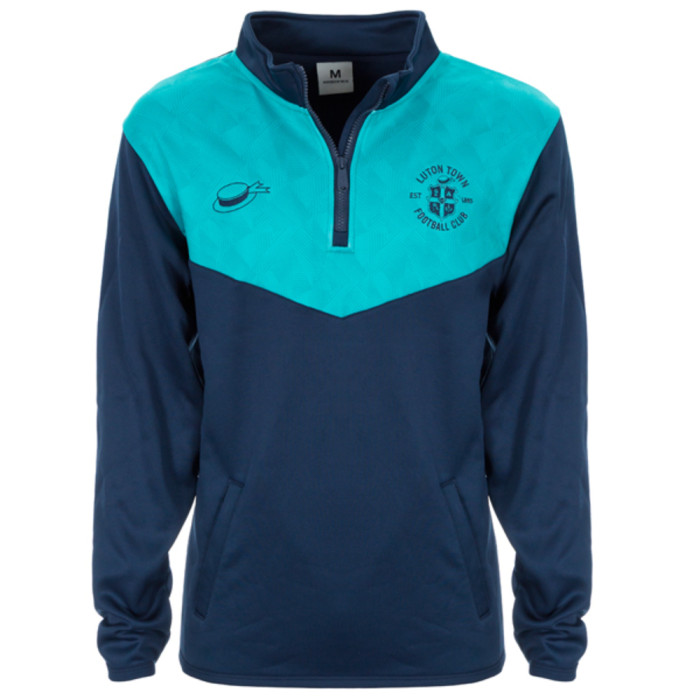 Luton Town Active 1/4 Zip Top Junior Luton Town Active 1/4 Zip Top Junior