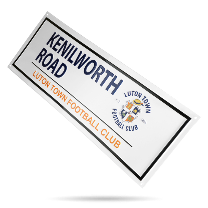 Luton Town Kenilworth Road Street Sign Luton Town Kenilworth Road Street Sign