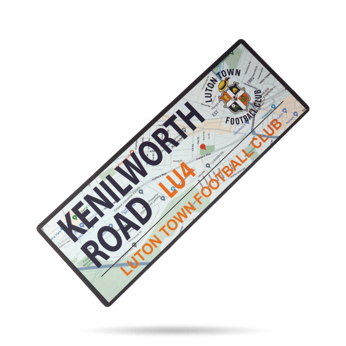 Luton Town Large Wooden Street Sign Luton Town Large Wooden Street Sign
