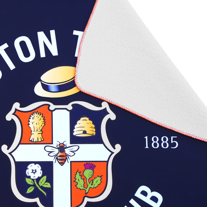 Luton Town Sherpa Fleece Blanket Luton Town Sherpa Fleece Blanket
