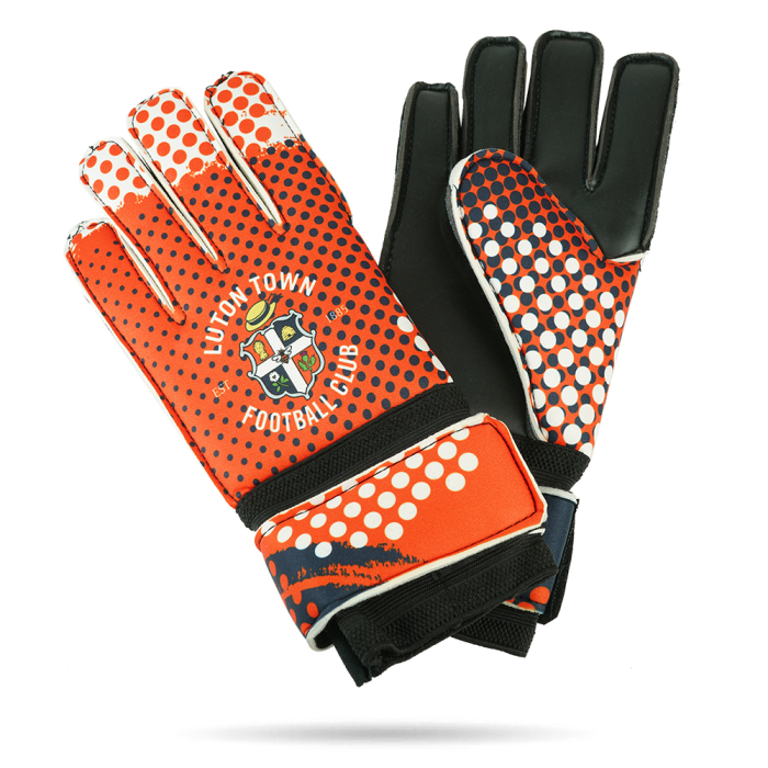 Luton Town Graphic Goalie Gloves Luton Town Graphic Goalie Gloves